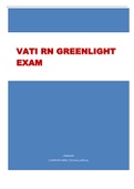 VATI RN GREENLIGHT  EXAM 2023 LATEST UPDATE RATED( A+)