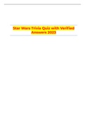 Star Wars Trivia Quiz with Verified  Answers 2023