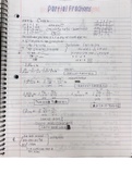 Improper Integrals, U-Substitution, Partial Fractions, Reversals of Chain