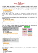 NUR 200 MEDICAL - SURGICAL NURSING 3 P1 EXAMINATION: ANSWERED CORRECTLY AND EACH EXPLAINED.