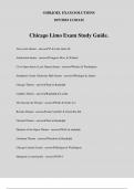 Chicago Limo Exam Study Guide