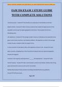 FAM 354 EXAM 1 STUDY GUIDE WITH COMPLETE SOLUTIONS