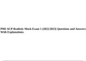 PMI-ACP - PMI Agile Certified Practitioner Realistic Mock Exam 1 (2022/2023) Questions and Answers With Explanations.