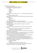 Med Surg Dynamic Questions Part 1  Parathyroid gland- controls calcium concentration  Manifestations of Active tuberculosis include o Fever o Coughing o Night sweats o Anorexia o Fatigue  A client who has Graves’ Disease can have _____ due to the overp