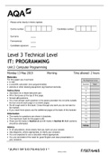  AQA Computer Programming