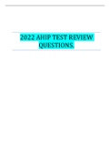 2022 AHIP TEST REVIEW QUESTIONS.