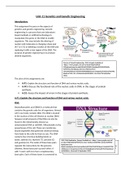 BTEC Applied Science Unit 11-Genetics and Genetic Engineering  Assignment A Grade Achieved Distinction