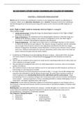 NS 320 EXAM 2 STUDY GUIDE (CHAMBERLAIN COLLEGE OF NURSING)