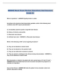 NBDHE Mock Exam Review Questions And Answers Grade A+