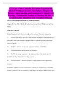 ATI Care of the Critically Ill Patient Experiencing Alcohol Withdrawal and Liver Failure, Chapter 11: Perrin: Understanding the Essentials of Critical Care Nursing: Chamberlain College of Nursing NR 341 (A Graded) Latest Questions and Complete Solutions