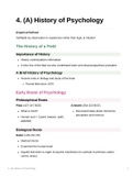 History of Psychology