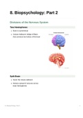 Biopsychology p2