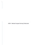 HESI - Medical Surgical Nursing Flashcards