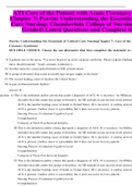 ATI Care of the Patient with Acute Coronary Syndrome, Chapter 7: Perrin: Understanding the Essentials of Critical Care Nursing: Chamberlain College of Nursing NR 341 (A Graded) Latest Questions and Complete Solutions