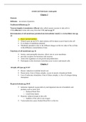 NUR 3129 Pathophysiology Exam 1 Study Guide- NUR 3129 Path Exam 1: Keiser University