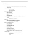 Peds Exam Study Guide 