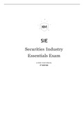Securities Industry Essentials Exam  LICENSE EXAM MANUAL 3RD EDITION