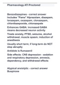 Pharmacology ATI Proctored with complete solutions