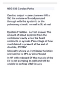 NSG 533 Cardiac Patho with complete solutions