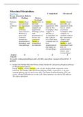 Microbiology Test Bank Microbial Metabolism