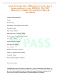 Ariela Hernandez, 64yrs Old Female CC: Acute onset of dyspnea and near syncope 2023-2024  2 LATEST VERSIONS COMPLETE EXPERT FEEDBACK (ANSWERS)