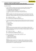 Perspectives of Pediatric Nursing Hockenberry: Wong’s Essentials of Pediatric Nursing, 10th Edition MULTIPLE CHOICE  1. A nurse is planning a teaching session for parents of preschool children. Which statement explains why the nurse should include informa