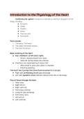 Physiology of the heart