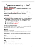   Economie module 5 samenvatting 4-5 havo