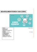 Module Beargumenteren van zorg PLP3 