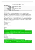 University of the People Statistical Inference MATH 1281. All Quizzes 1-9 Statistics Inference MATH 1281. All Graded 10.00 out of 10.00 (100%).