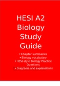 HESI A2 Biology Study Guide