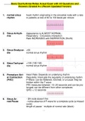 Basic Dysrhythmia-Relias Actual Exam with All Questions and  Answers (Graded A+) (Recent Upadated Version)