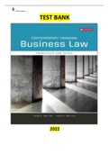 Contemporary Canadian Business Law 12Ed. By John A Willes, John H Willes -Complete, Elaborated and Latest - Test Bank & Solutions Manual  