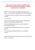 RQI: Acute Coronary Syndrome Algorithm, Adult Suspected Stroke Algorithm, BLS algorithm, Adult Post-Cardiac Arrest Care Algorithm