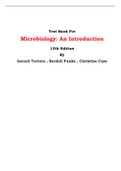 Test Bank For Microbiology: An Introduction  13th Edition By Gerard Tortora , Berdell Funke , Christine Case