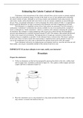 Estimating the Calorie Content of Almonds