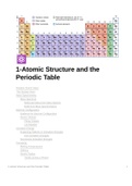 Edexcel A Level Chemistry Unit 1 - Atomic Structure and the Periodic Table  notes written by a 3A* Imperial College London Medicine Student