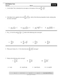 Class notes Math 151 