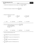 Class notes Math 151 