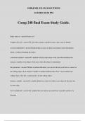 Comp 248 final Exam Study Guide.