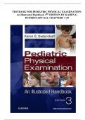 TESTBANK FOR PEDIATRIC PHYSICAL EXAMINATION: An Illustrated Handbook 3RD EDITION BY KAREN G DUDERSTADT/ALL CHAPTERS 1-20