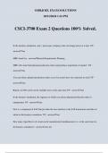 CSCI-3700 Exam 2 Questions 100% Solved.