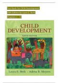 TEST BANK For Child Development, 10th Edition by Laura E. Berk, Verified Chapters 1 - 15, Complete Newest Version