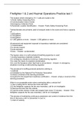 HAZMAT Awareness (Practice Test)/Firefighter 1 HAZMAT AWARENESS/OPS QUIZ/HazMat Awareness and Operations Study Guide/Firefighter HAZMAT OPS Practice Test 1/HazMat Operations Test Prep/Firefighter 1 & 2 and Hazmat Operations Practice test 1