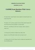 EAB3002 Exam Questions With Correct Answers.