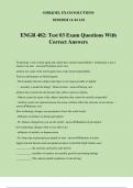 ENGR 482: Test 03 Exam Questions With Correct Answers