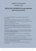 TDLR TEST ESTHETICS Exam Questions And Correct Answers