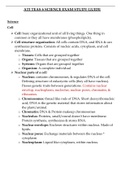 ATI TEAS 6 SCIENCE EXAM STUDY GUIDE