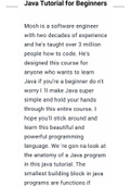Java Tutorial  For Beginners