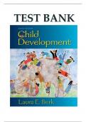 Test Bank For Child Development 9th Edition by Laura E. Berk